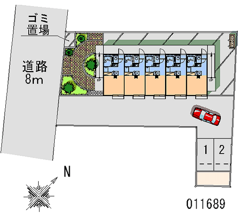 11689 Monthly parking lot