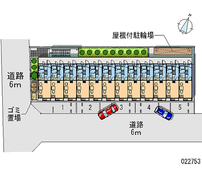 レオパレスみのり 月極駐車場