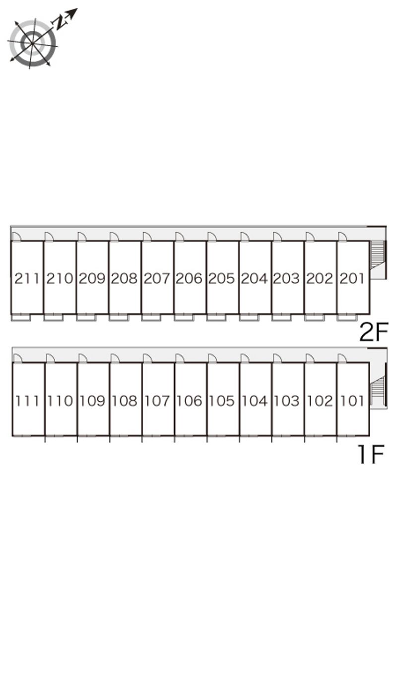 レオパレスＦｌａｔｓ　１’ｓｔ 間取配置図