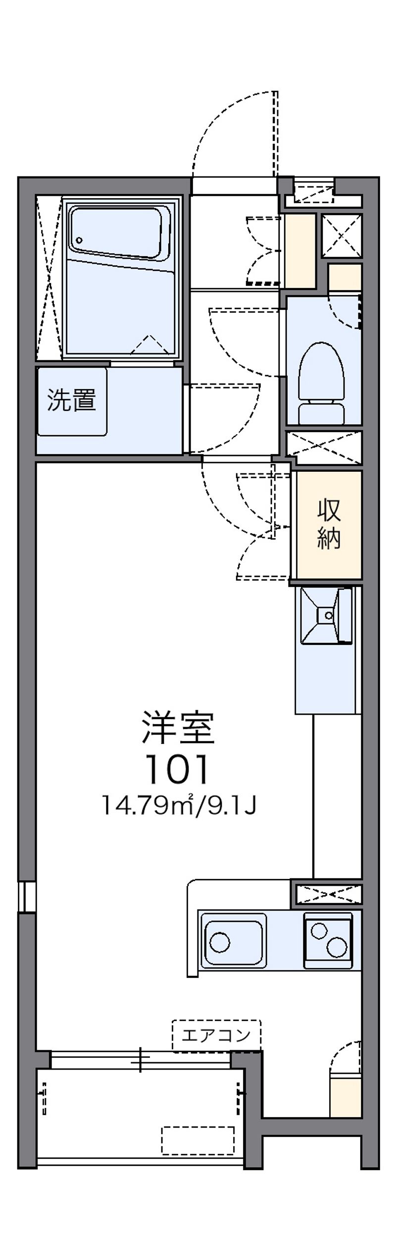 レオネクストオチュールⅡ 間取図