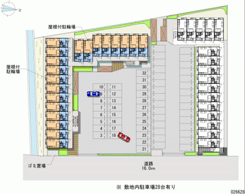 レオパレスＯＡＳＩＳ 月極駐車場