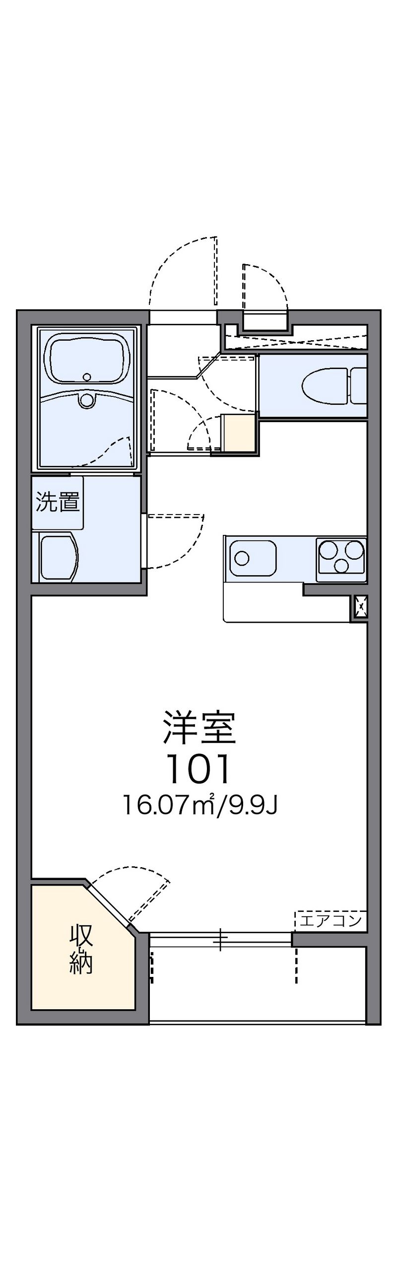 レオネクストル　コフレⅡ 間取図