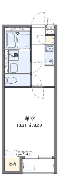 ミランダ野火止Ⅰ 間取り図