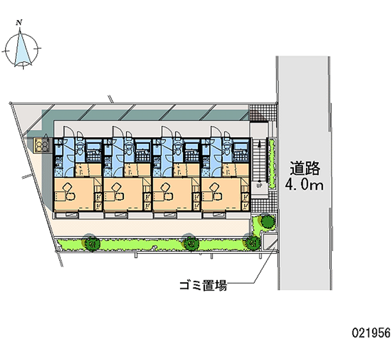 レオパレスＲＯＫＡ 区画図