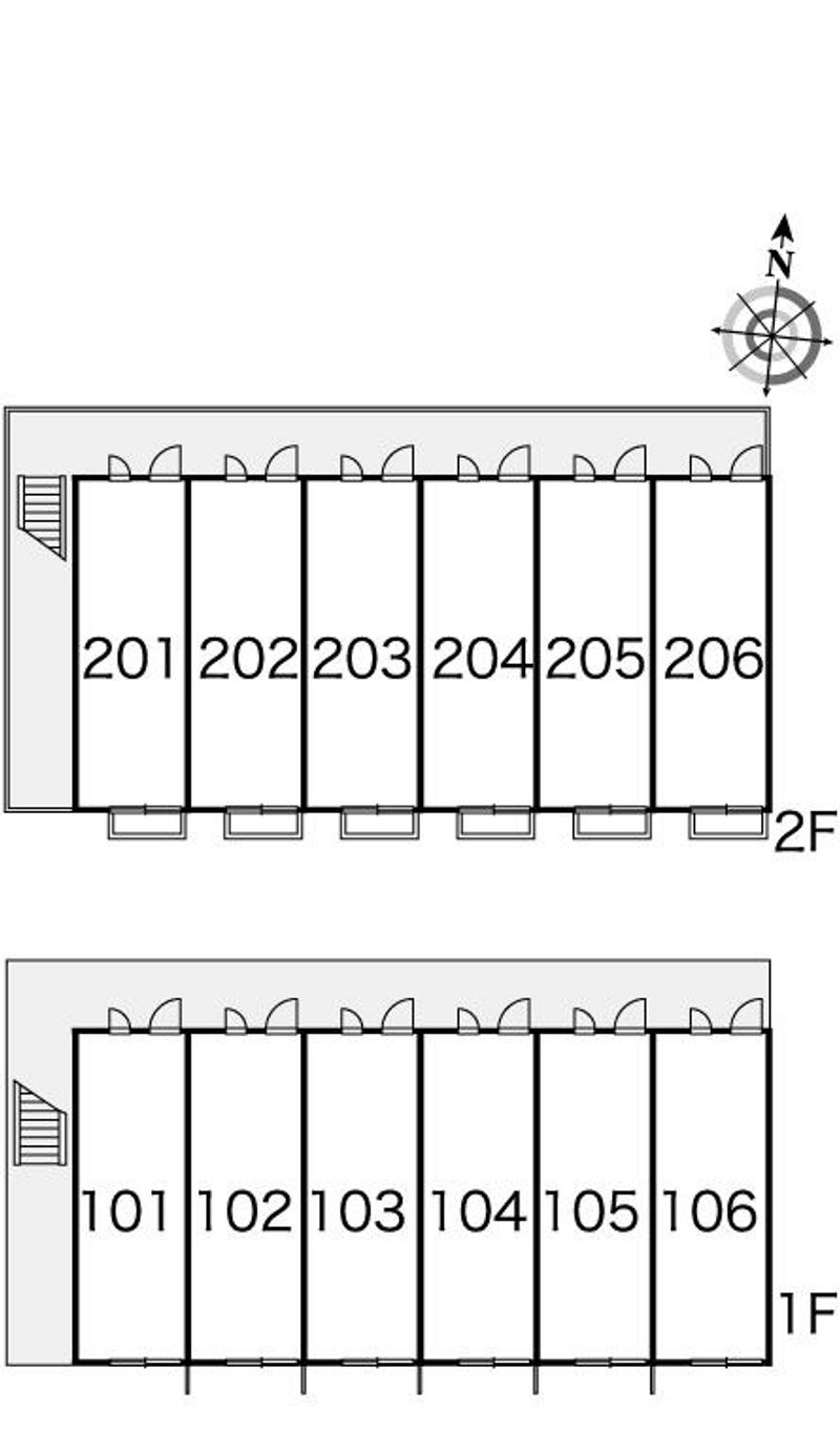レオパレスＦｌｏｕｒｉｓｈ 間取配置図