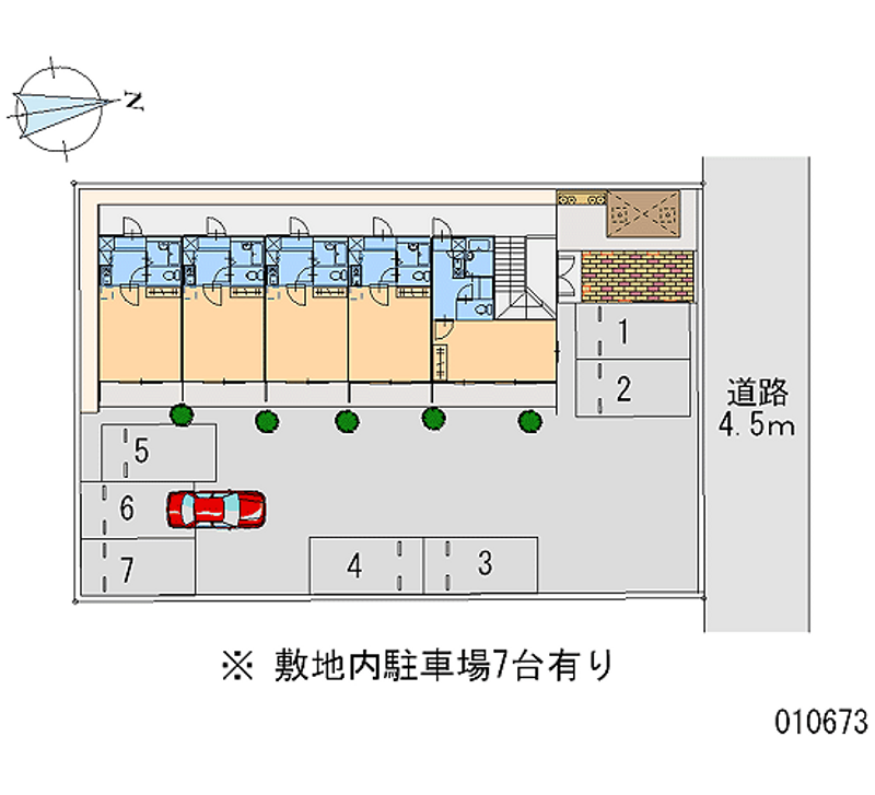 レオパレスルジュール 区画図
