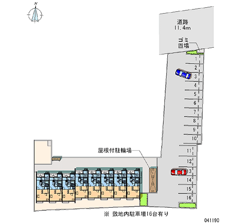 41190 bãi đậu xe hàng tháng