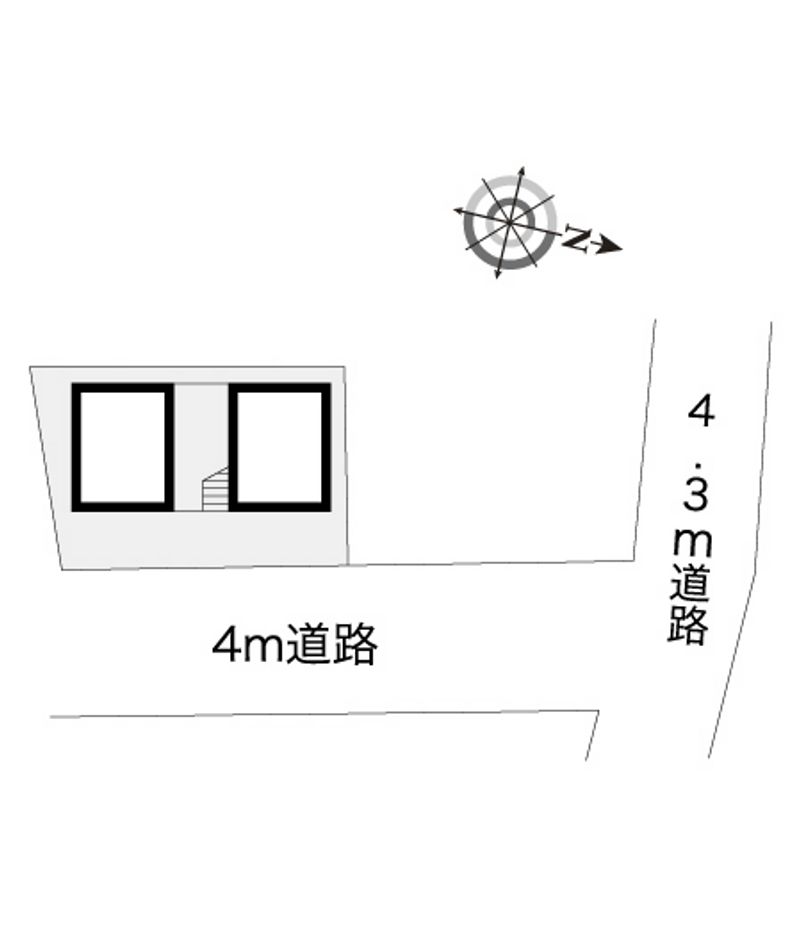 レオパレスリヴェールパーク 配置図