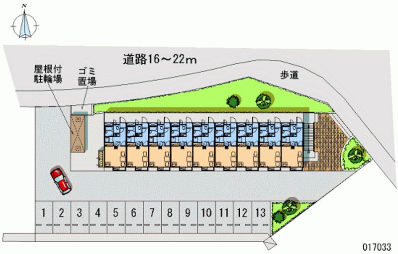 17033月租停车场