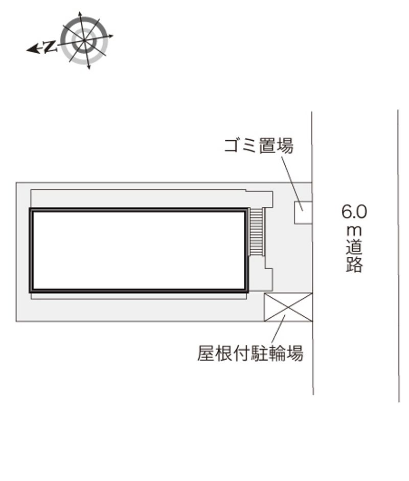 レオパレスブリッサ北花田 配置図