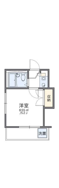 レオパレス上北沢 間取り図
