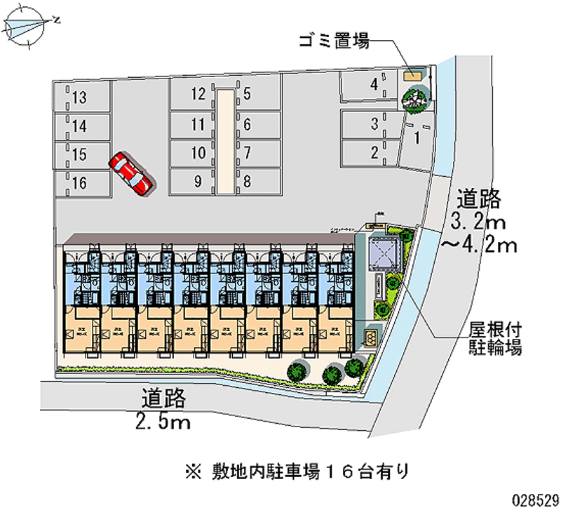 レオパレスエトワール 月極駐車場