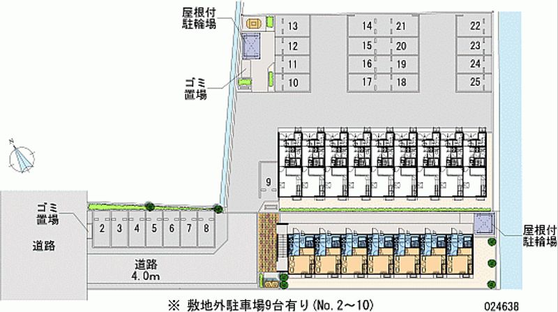 24638 Monthly parking lot