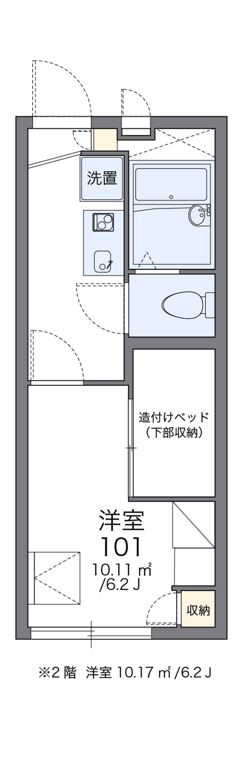 レオパレスＭ＆Ｓ 間取図