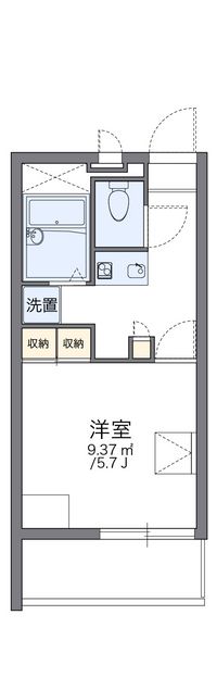 レオパレスＰＲＩＤＥ　０７ 間取図