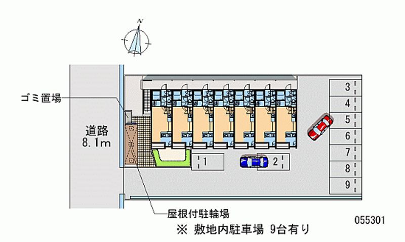 レオネクストカーサフェリーチェ 月極駐車場