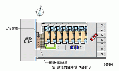 55301 Monthly parking lot