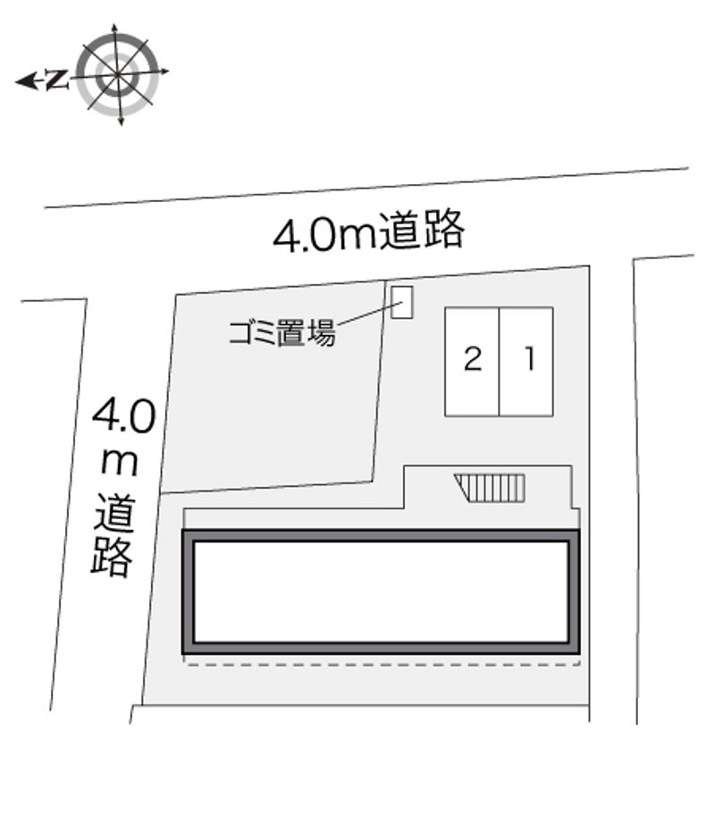 レオパレスフォレ　タキノイ 配置図