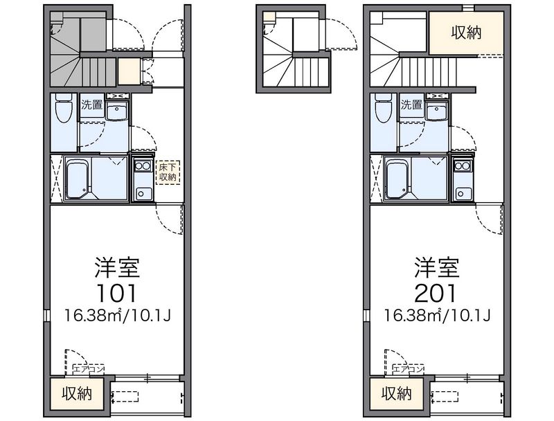 レオネクストひまわり 間取図