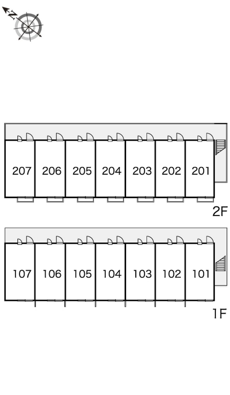 レオパレスＫＧ 間取り配置図