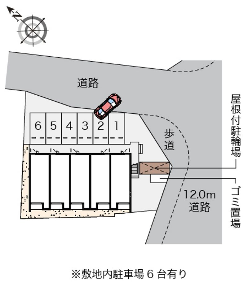 クレイノヴィラオクスガー出雲 配置図