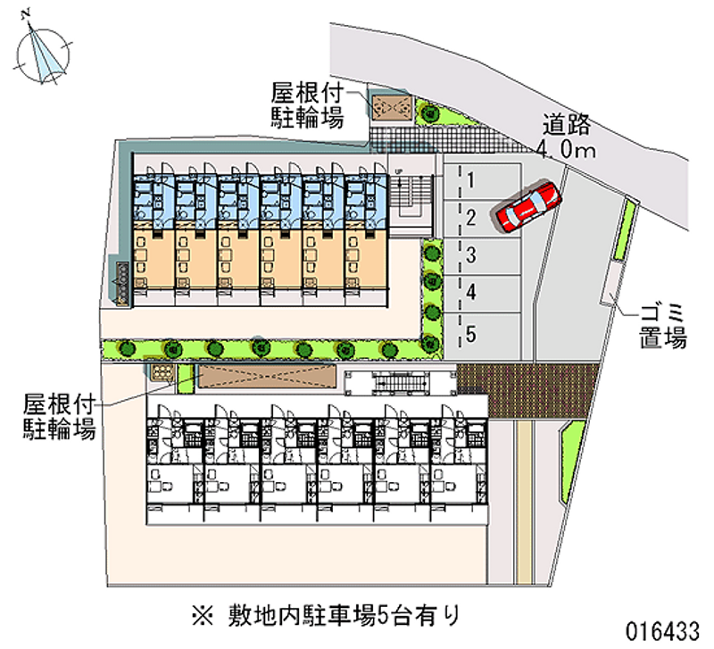 レオパレスＨＡＮＡＷＡ 月極駐車場