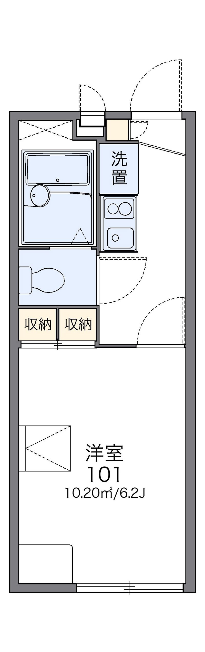 レオパレスＦ・Ｃ 間取図