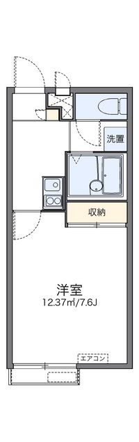 レオパレスクレールアミラ 間取り図