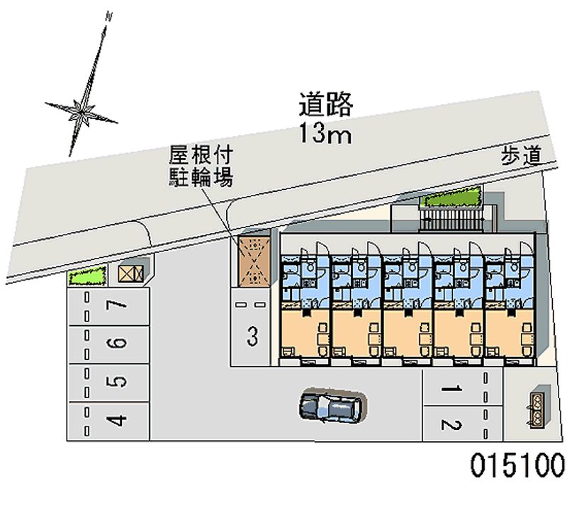 レオパレス大高 月極駐車場