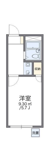 レオパレス保土ヶ谷 間取り図