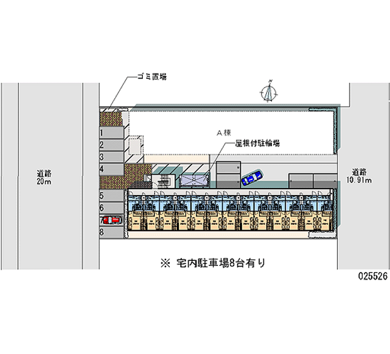 レオパレスセントラル南４条Ｂ 月極駐車場