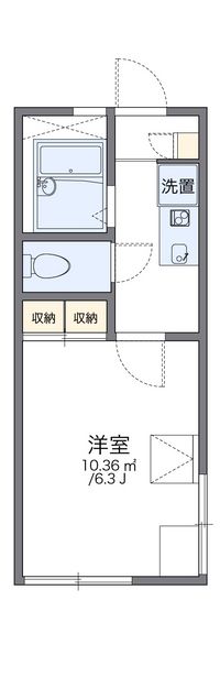 レオパレス華みずきⅡ 間取り図