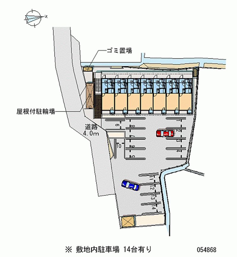 54868 Monthly parking lot