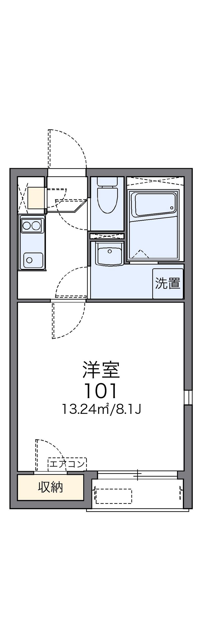 レオネクストプランドールⅡ 間取図