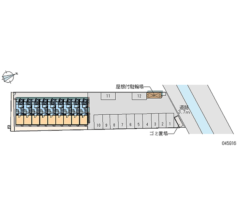 45916 bãi đậu xe hàng tháng