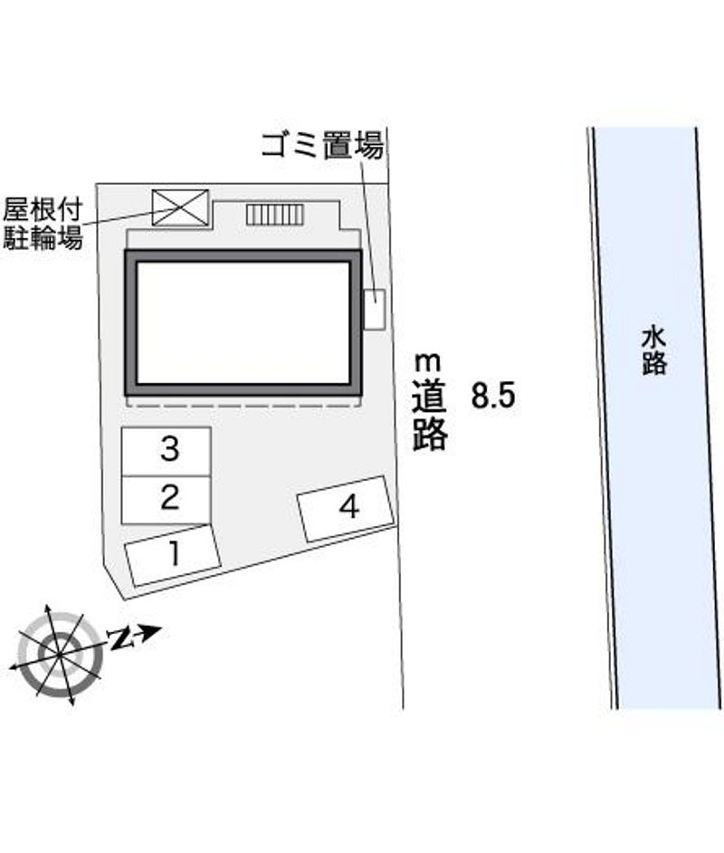 レオパレスマハナ　ワレアⅡ 駐車場