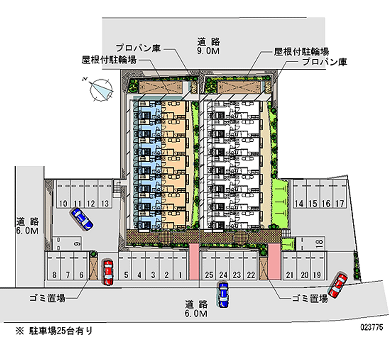 23775 Monthly parking lot