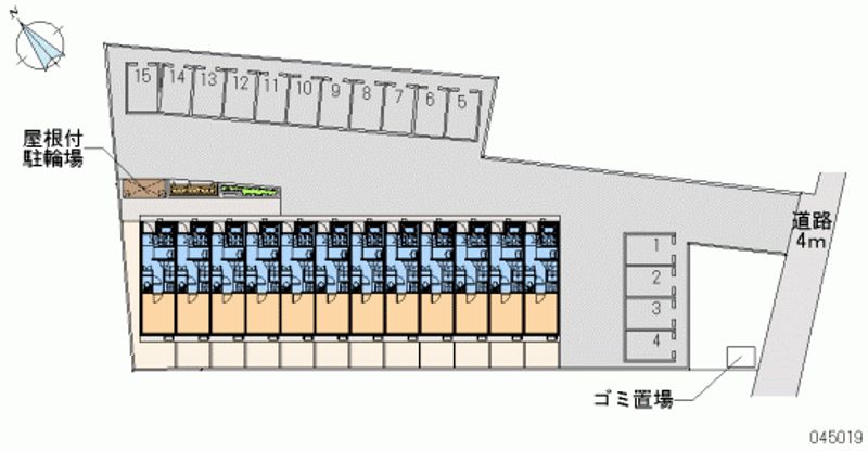 45019 Monthly parking lot