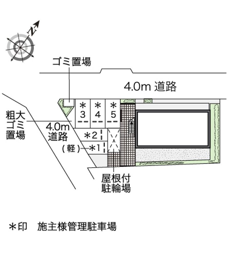 レオパレスＫＩＭＩＳＵＮ 配置図