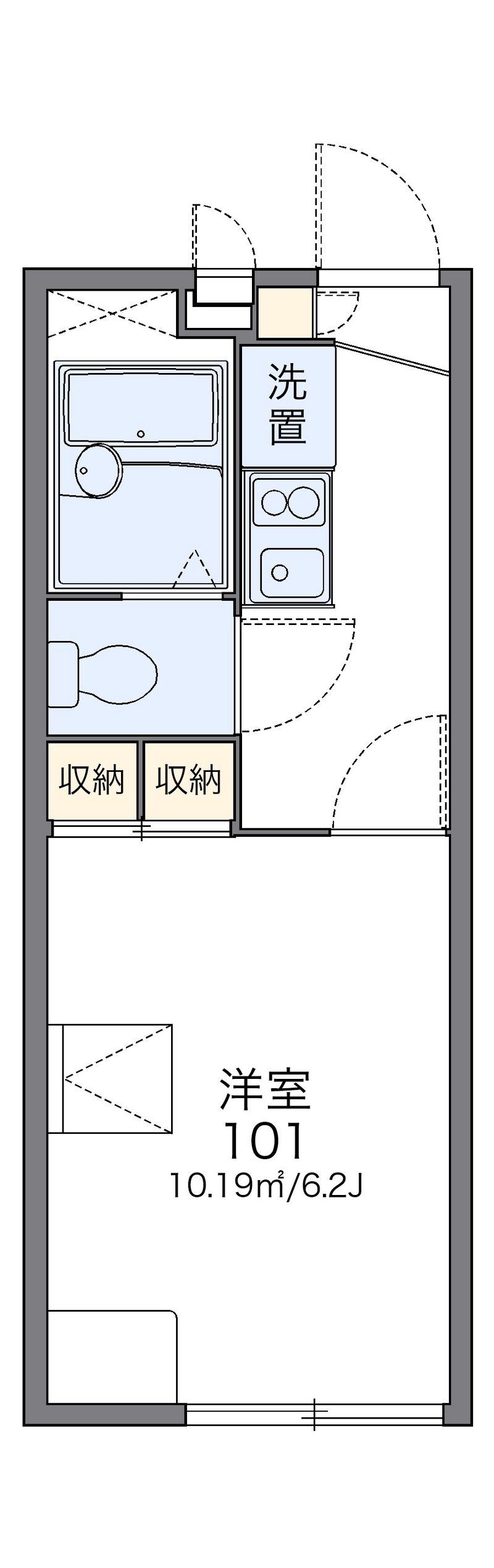 leopalace Chayagasaka 户型图