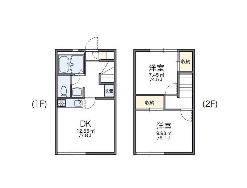 レオパレス香澄 間取図