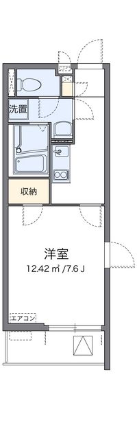 クレイノウィステリア 間取り図