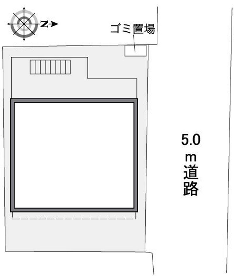 レオパレスセイント東砂 配置図