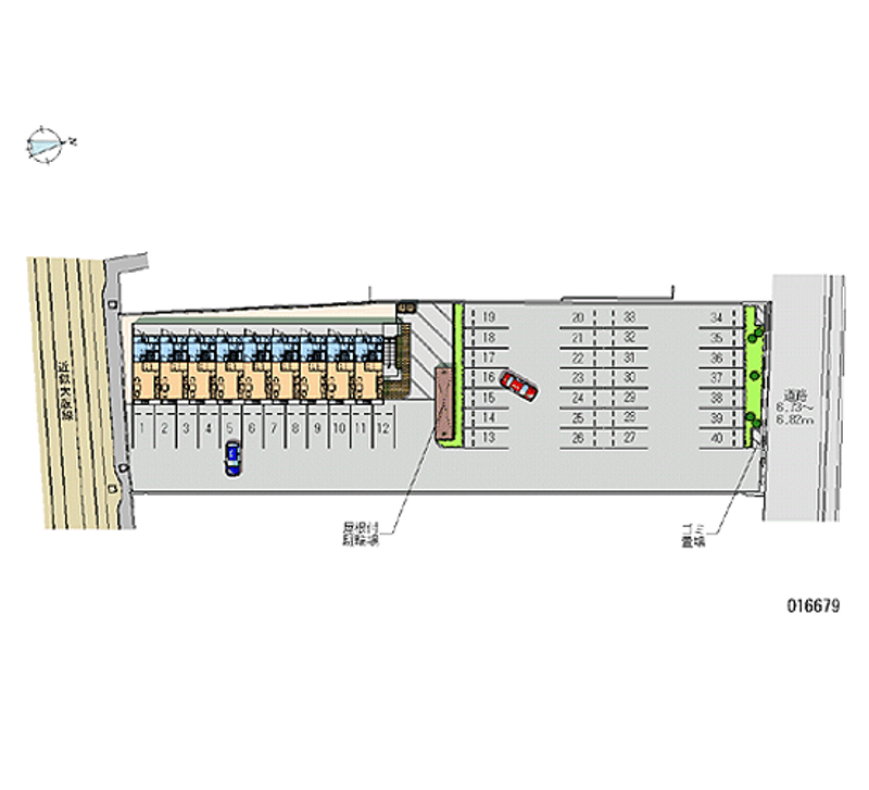 16679月租停車場