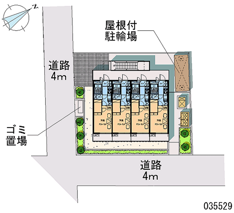 レオパレスＣｕｒａｔｉｆ 区画図