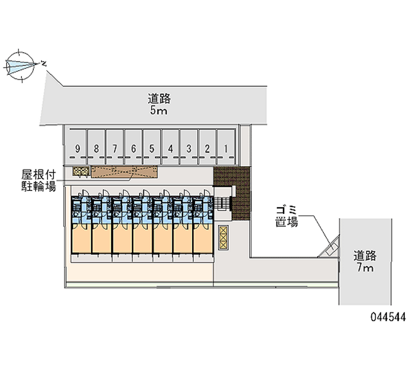 レオパレスメルベーユ毛呂山 月極駐車場