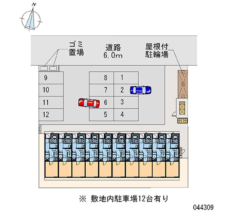 44309 Monthly parking lot