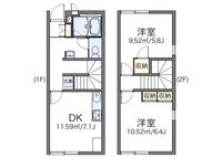 レオパレスプリメーラ深見 間取り図