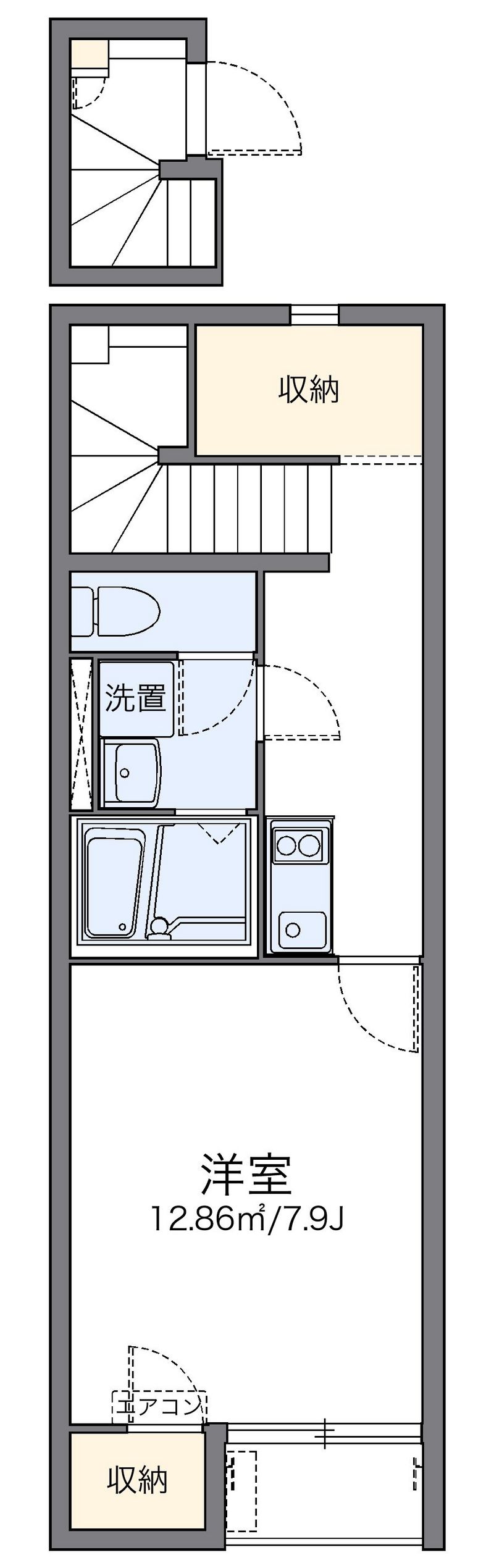 レオネクスト西河原 間取図