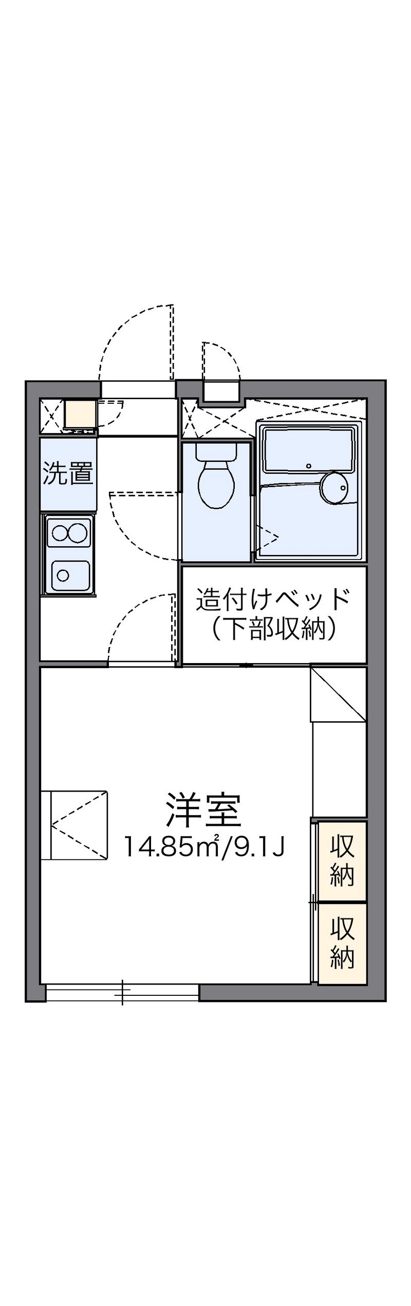 レオパレス屋形原 間取図